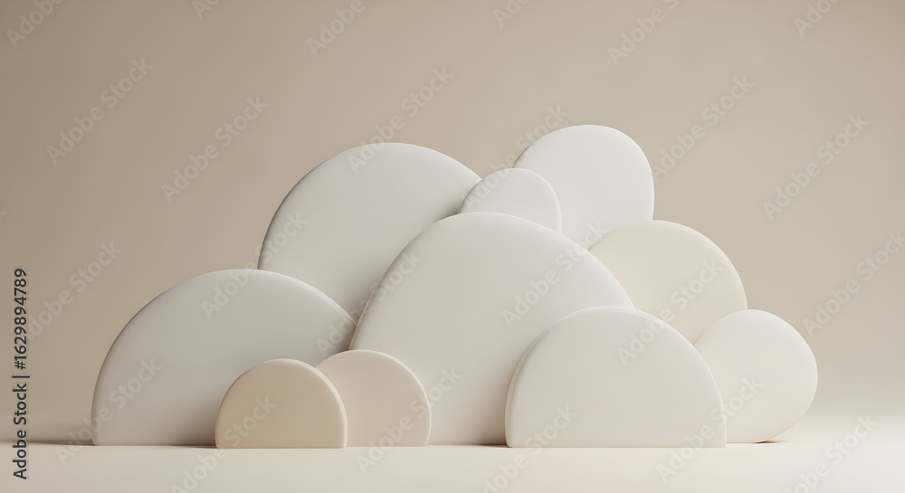 Fototapeta premium Abstract ceramic forms