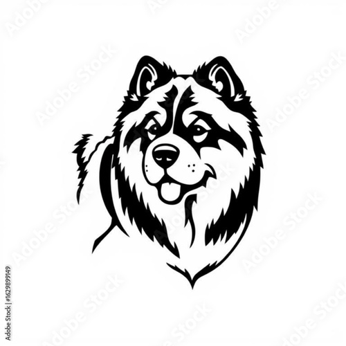 Chow Shepherd Animal Icon