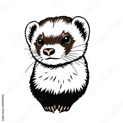 Cinnamon Ferret Animal Icon