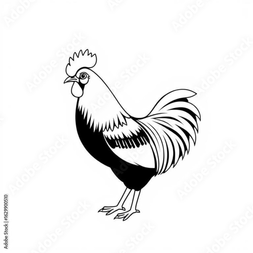 Cochin Chicken Animal Icon