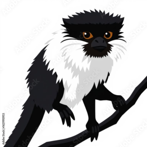 Cottontop Tamarin Animal Icon