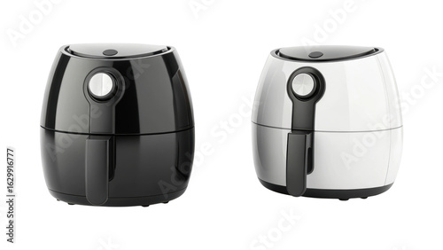different style A Sleek Air Fryer isolated on transparent
