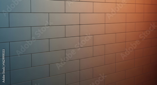 Brick wall texture gradient