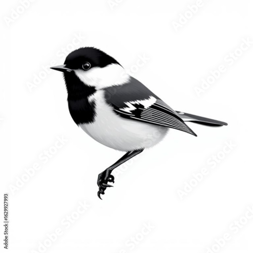 Black-Capped Chickadee Animal Icon
