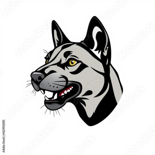 Black Mouth Cur Animal Icon