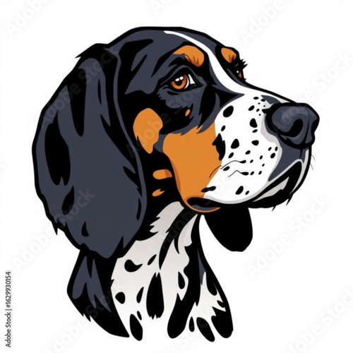 Bluetick Coonhound Animal Icon
