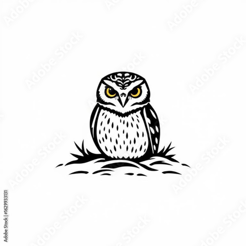 Burrowing Owl Animal Icon