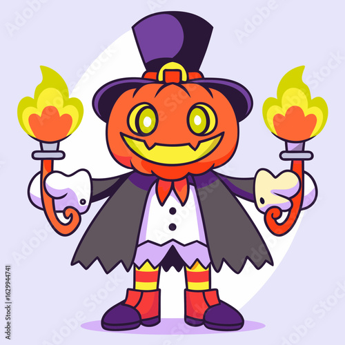 Spirits of Halloween Mascot  illustration 