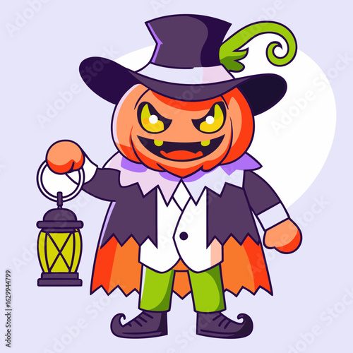 Spirits of Halloween Mascot  illustration 