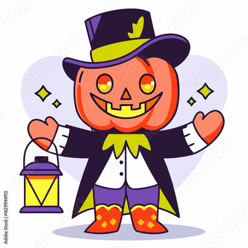 Spirits of Halloween Mascot  illustration 