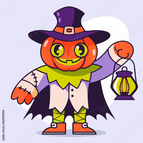 Spirits of Halloween Mascot  illustration 