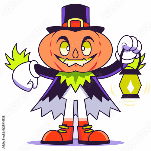 Spirits of Halloween Mascot  illustration 