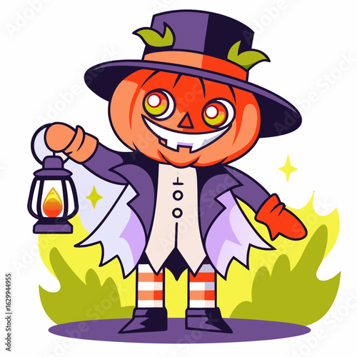 Spirits of Halloween Mascot  illustration 