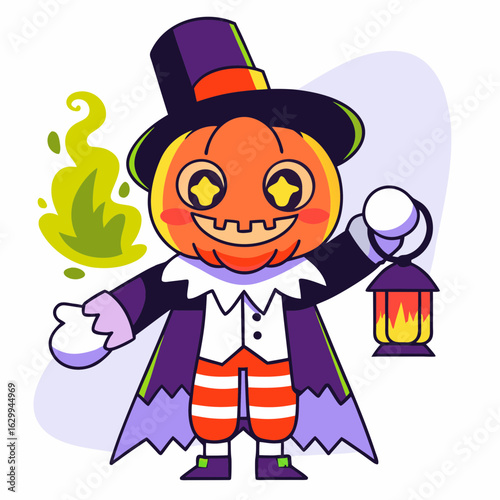 Spirits of Halloween Mascot  illustration 