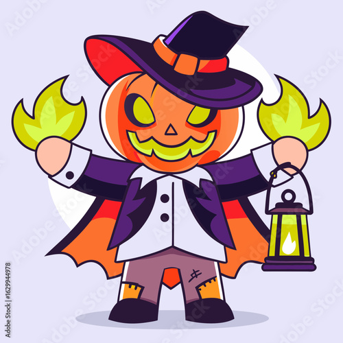 Spirits of Halloween Mascot  illustration 