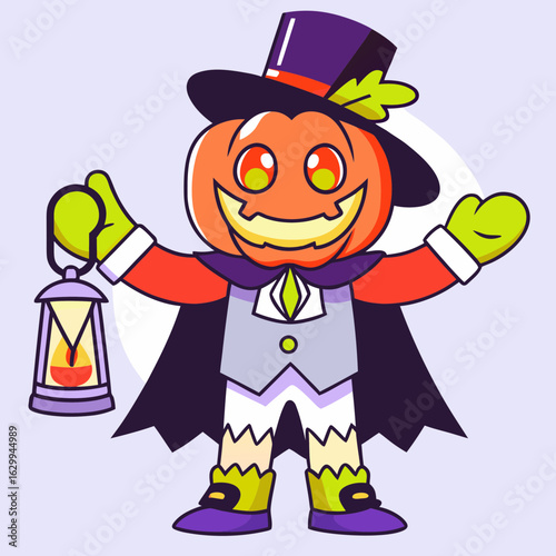 Spirits of Halloween Mascot  illustration 
