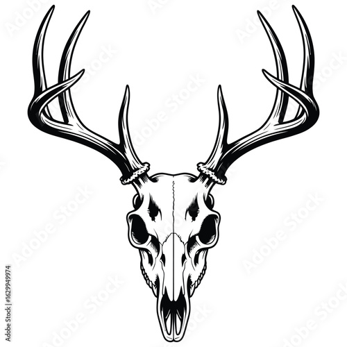 deer head vector illustration