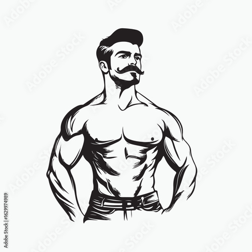 sketch of a man