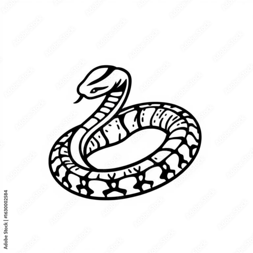 Fototapeta premium Arafura File Snake Animal Icon