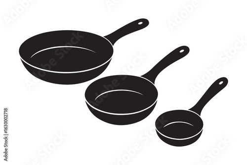 Frying pan isolated on white background