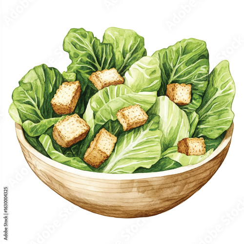 a cute caesar salad crispy romaine parmesan