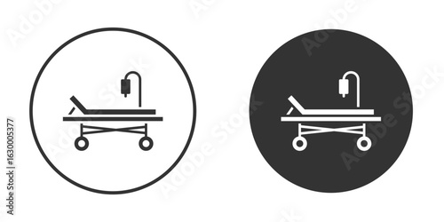 Hospital bed icon