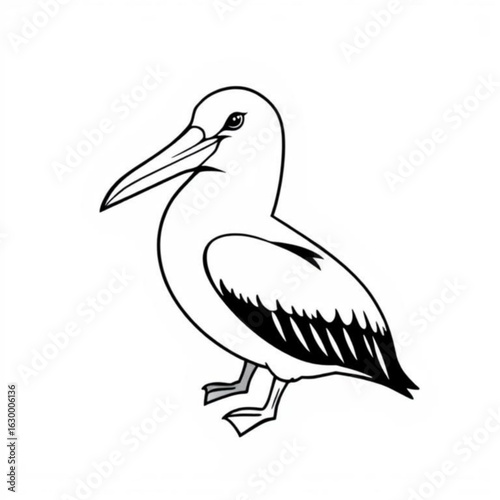 Black Albatross Animal Icon