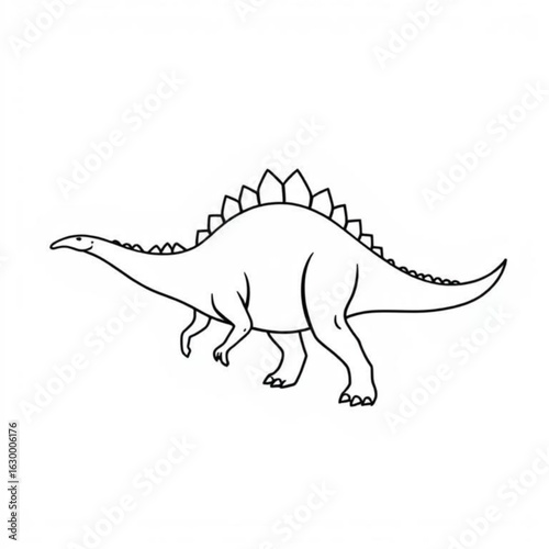 Black Allosaurus Animal Icon