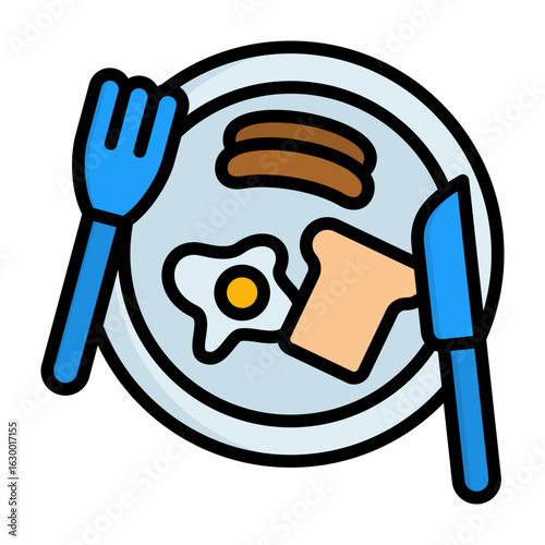 Breakfast Plate Icon
