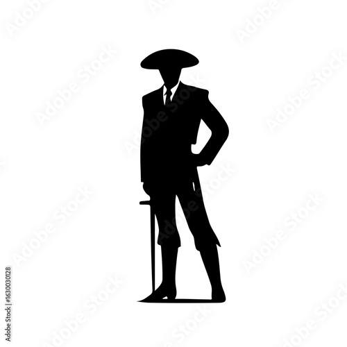 Matador silhouette , Matador vector
