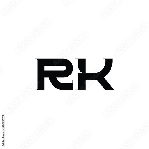 Free Download RK monogram logo design letter text name symbol monochrome logotype alphabet character simple logo - GFXLoad