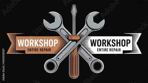 wrench and tools