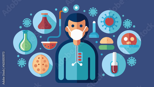 Legionnaires’ Disease Infographic – Symptoms, Causes and Prevention (Vector Illustration)
