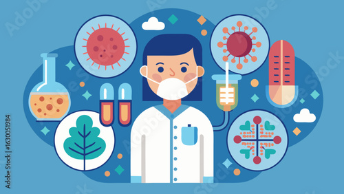 Legionnaires’ Disease Infographic – Symptoms, Causes and Prevention (Vector Illustration)