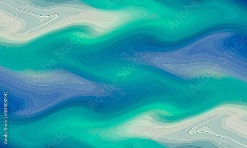 abstract  blue    watercolor  paint   wavy pattern  background