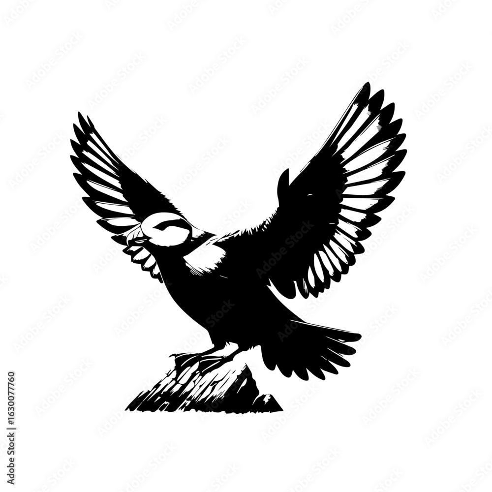 Obraz premium eagle in flight vector