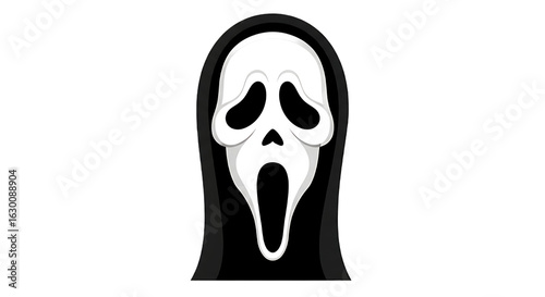 A creepy Scream mask