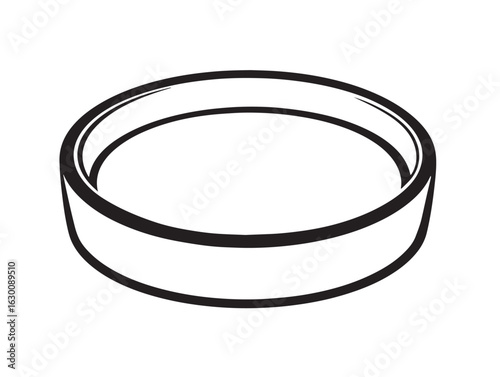 Tomato mozzarella Caprese icon in clean 2D outline