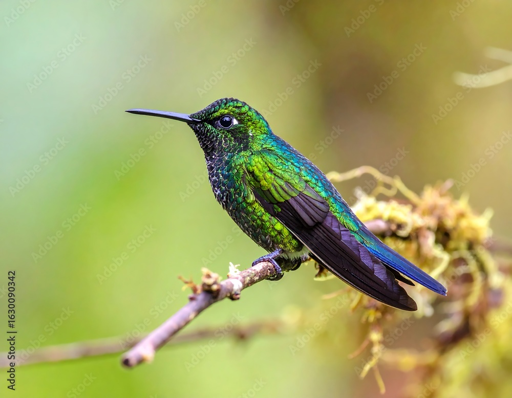 Fototapeta premium Close-up of a hummingbird