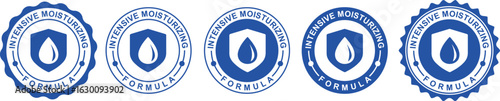Ultra Hydrating Moisturizer Formula Label Vector