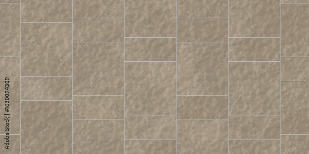 Fototapeta premium Ceramic Tiles Gloss Mix Cream Tile White Joints Texture