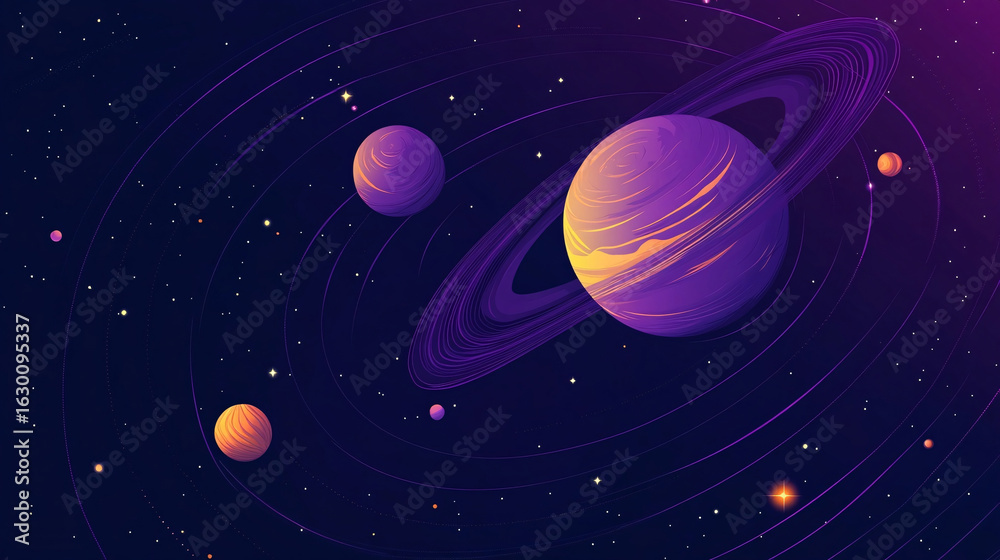 Fototapeta premium planet and space