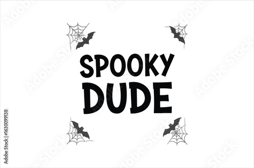 Spooky dude svg, Halloween svg, Witches Typography Quotes, Funny Halloween Gift, Retro Spooky svg, Ghost vector, Cut file, Files for Cricut, silhouette, Instant Download