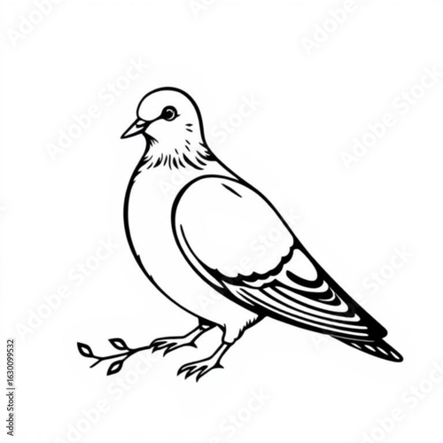 Mourning Dove Animal Icon