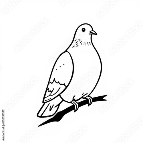 Mourning Dove Animal Icon