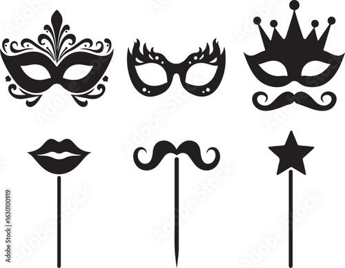 Masquerade party props create festive fun for celebrations