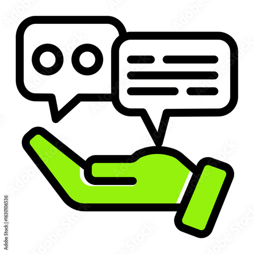 Global Connectivity Network Icon from Communication Collection (Outline Color Lineal Style)