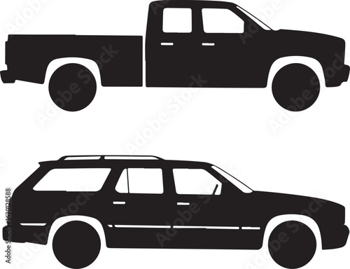 vintage car vector illustration