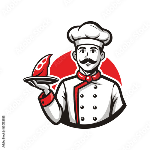 Professional Chef Logo Design Restaurant Food Menu Culinary Service