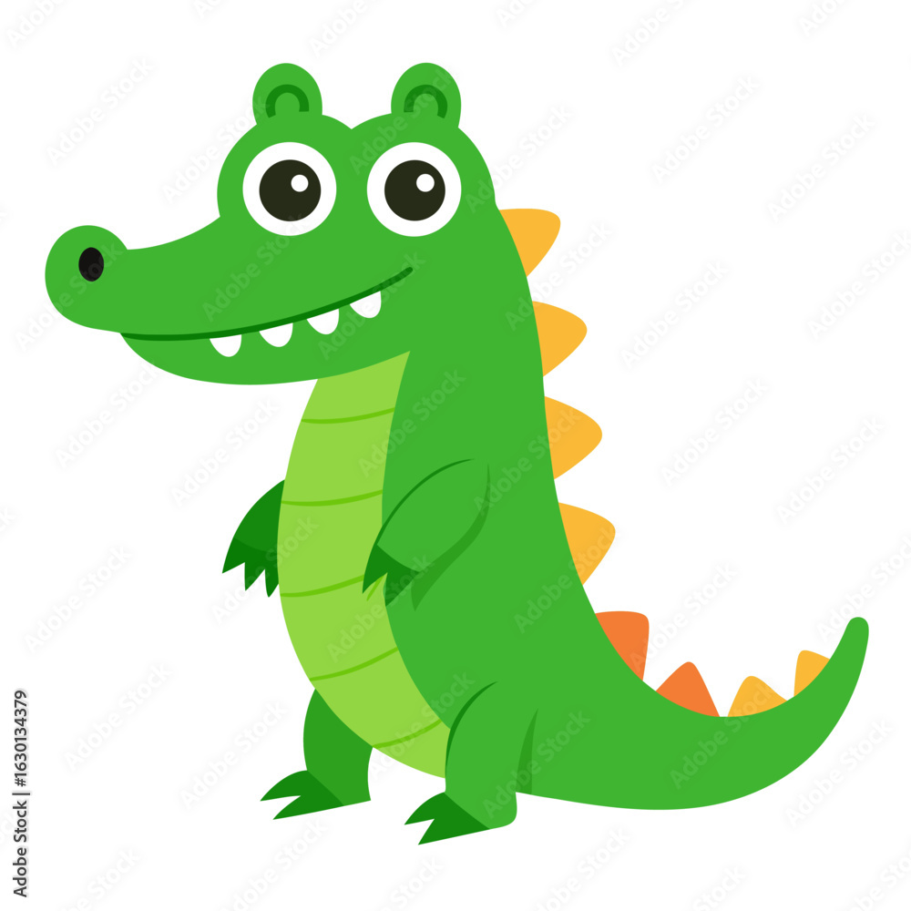 Naklejka premium Crocodile